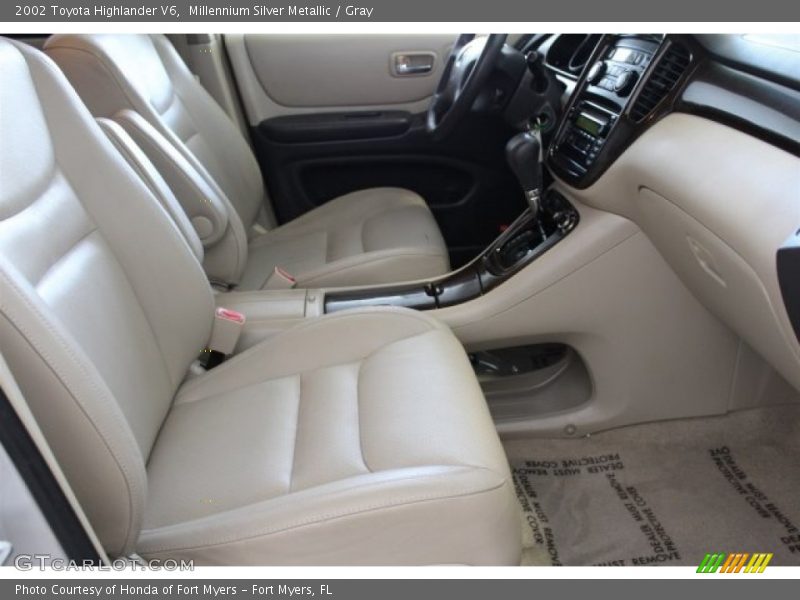 Millennium Silver Metallic / Gray 2002 Toyota Highlander V6