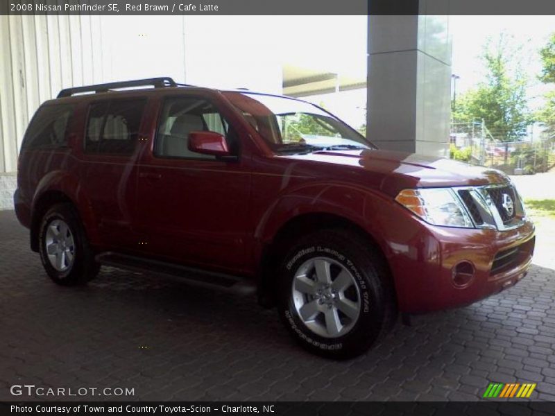 Red Brawn / Cafe Latte 2008 Nissan Pathfinder SE
