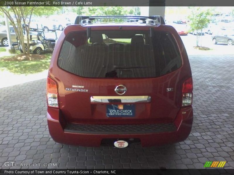Red Brawn / Cafe Latte 2008 Nissan Pathfinder SE