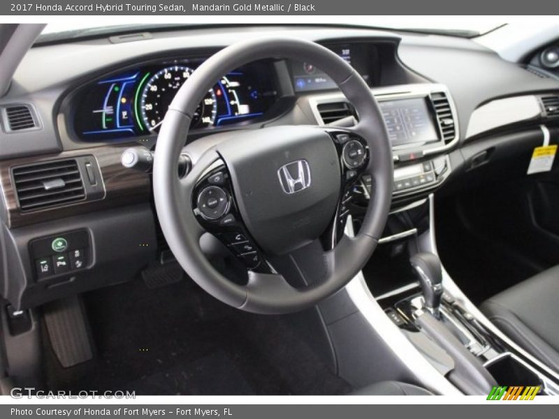Dashboard of 2017 Accord Hybrid Touring Sedan