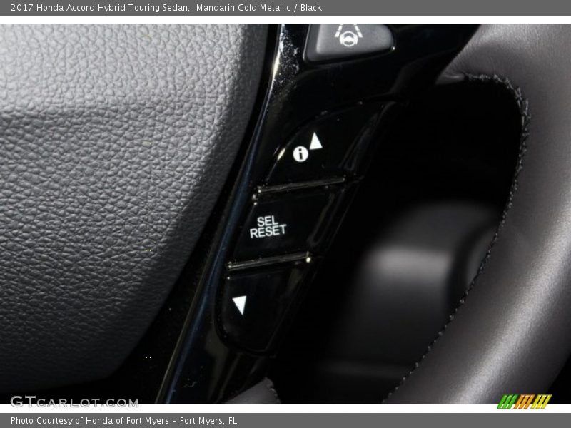 Mandarin Gold Metallic / Black 2017 Honda Accord Hybrid Touring Sedan