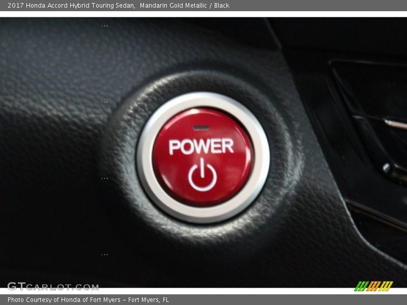 Mandarin Gold Metallic / Black 2017 Honda Accord Hybrid Touring Sedan