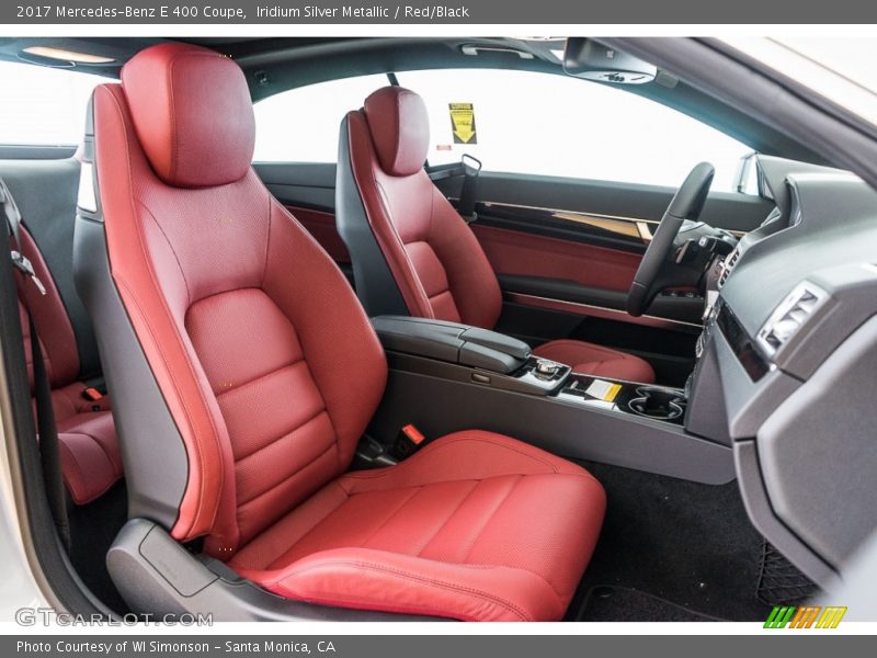  2017 E 400 Coupe Red/Black Interior