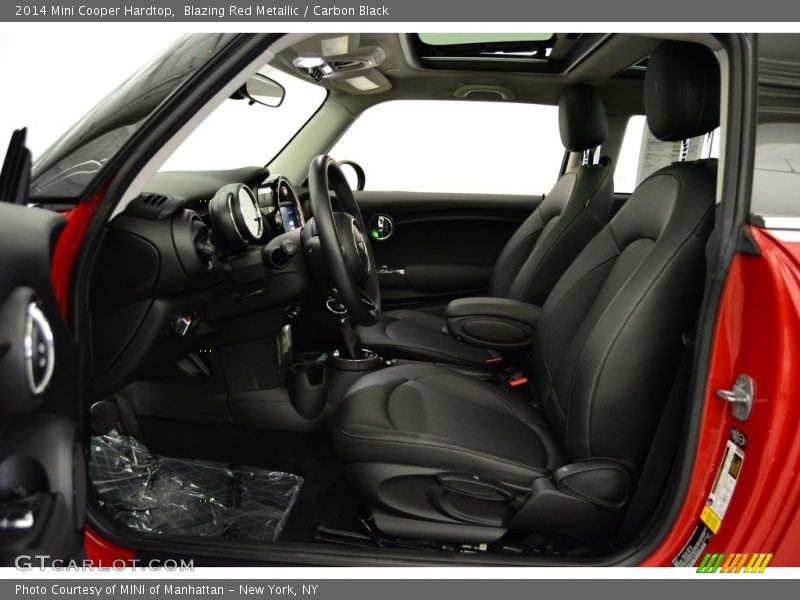 Blazing Red Metallic / Carbon Black 2014 Mini Cooper Hardtop