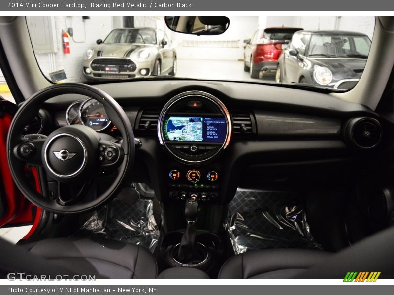 Blazing Red Metallic / Carbon Black 2014 Mini Cooper Hardtop