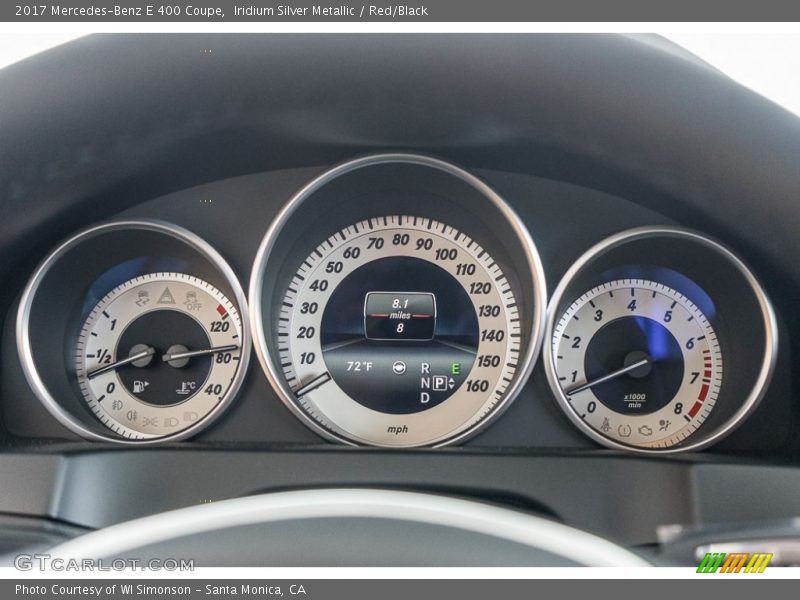  2017 E 400 Coupe 400 Coupe Gauges