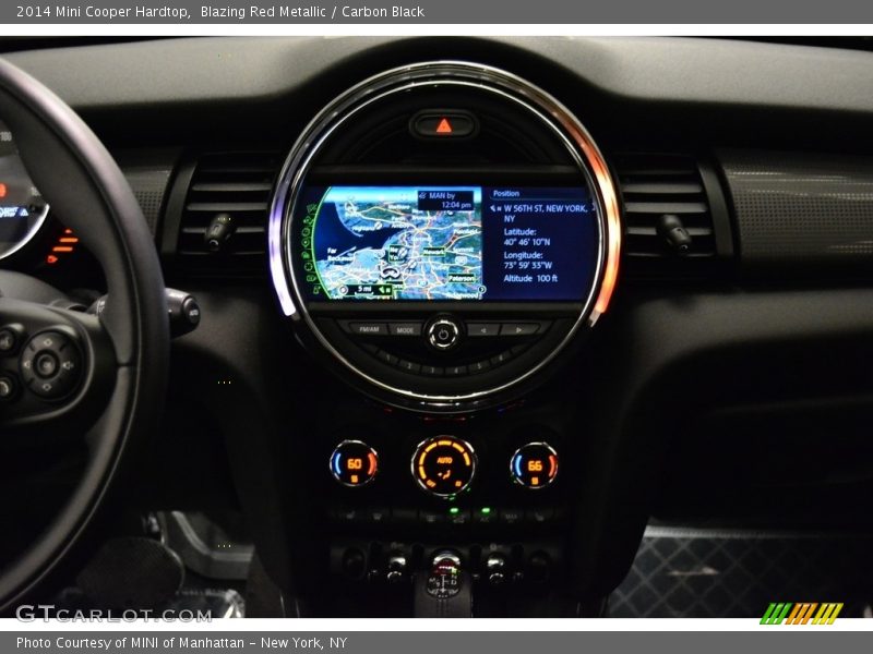 Blazing Red Metallic / Carbon Black 2014 Mini Cooper Hardtop