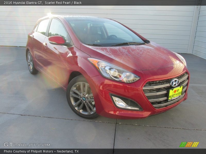 Scarlet Red Pearl / Black 2016 Hyundai Elantra GT