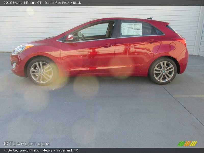 Scarlet Red Pearl / Black 2016 Hyundai Elantra GT
