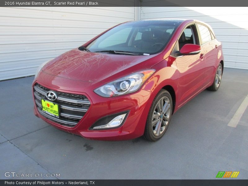 Scarlet Red Pearl / Black 2016 Hyundai Elantra GT