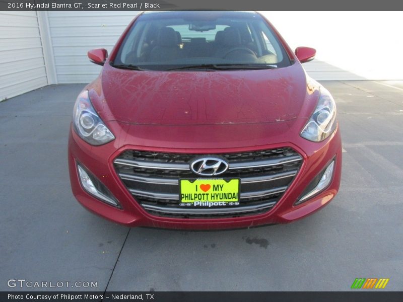 Scarlet Red Pearl / Black 2016 Hyundai Elantra GT