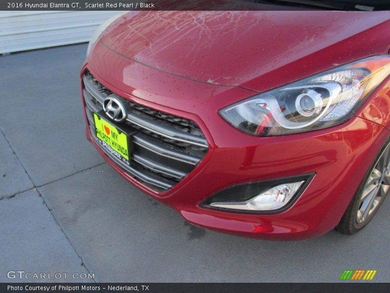 Scarlet Red Pearl / Black 2016 Hyundai Elantra GT