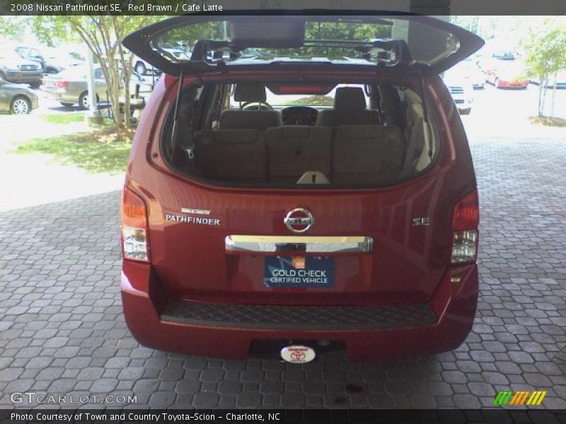 Red Brawn / Cafe Latte 2008 Nissan Pathfinder SE