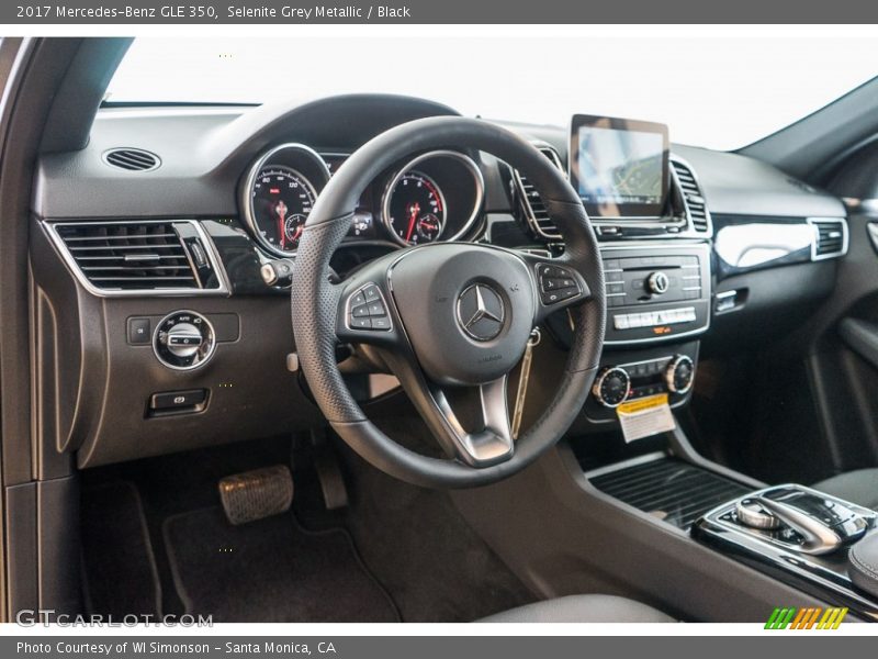 Selenite Grey Metallic / Black 2017 Mercedes-Benz GLE 350