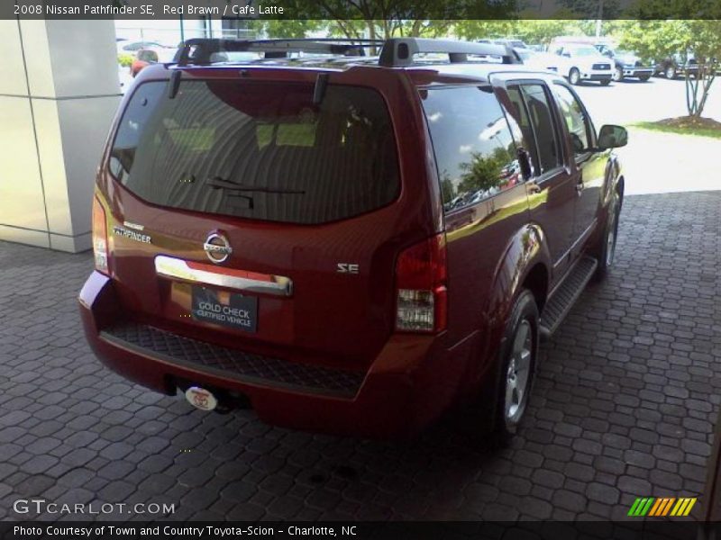 Red Brawn / Cafe Latte 2008 Nissan Pathfinder SE
