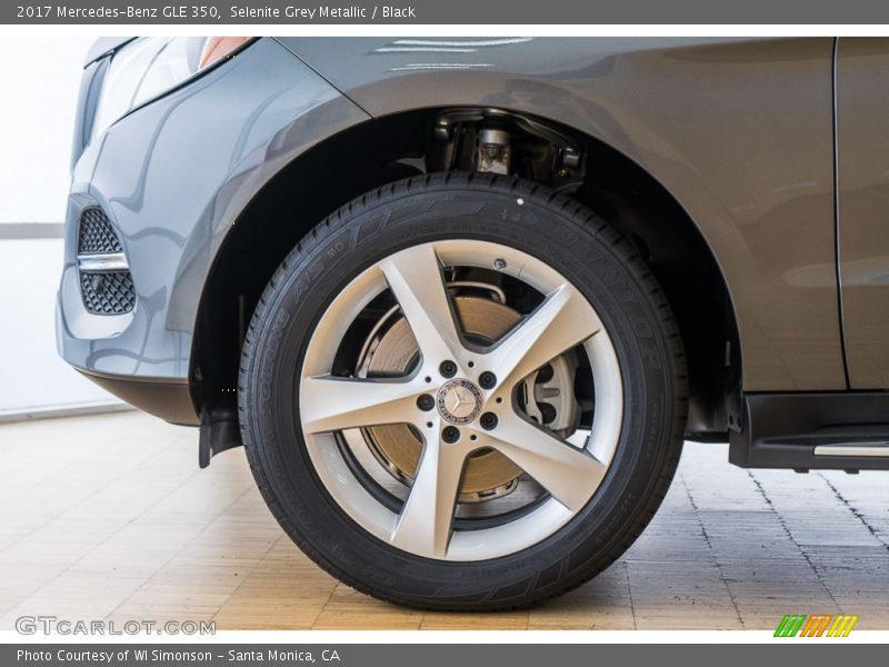 Selenite Grey Metallic / Black 2017 Mercedes-Benz GLE 350