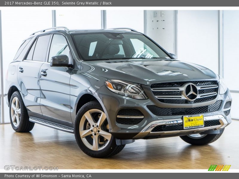 Selenite Grey Metallic / Black 2017 Mercedes-Benz GLE 350