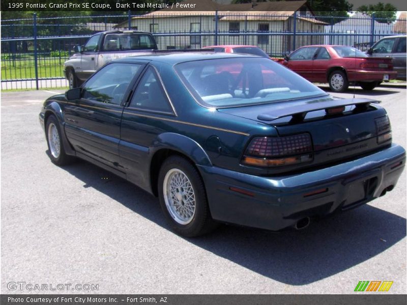 Dark Teal Metallic / Pewter 1995 Pontiac Grand Prix SE Coupe