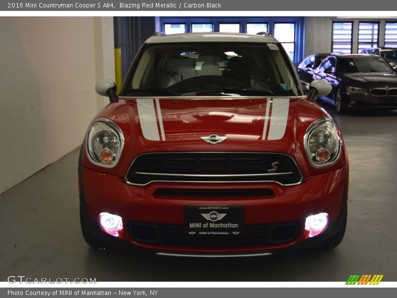 Blazing Red Metallic / Carbon Black 2016 Mini Countryman Cooper S All4