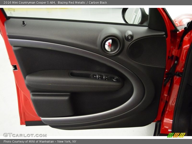 Blazing Red Metallic / Carbon Black 2016 Mini Countryman Cooper S All4