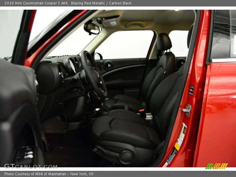 Blazing Red Metallic / Carbon Black 2016 Mini Countryman Cooper S All4