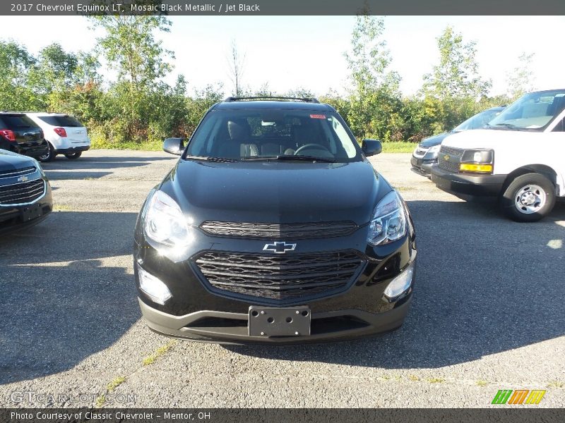 Mosaic Black Metallic / Jet Black 2017 Chevrolet Equinox LT