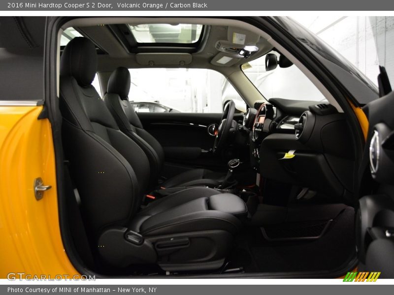 Volcanic Orange / Carbon Black 2016 Mini Hardtop Cooper S 2 Door