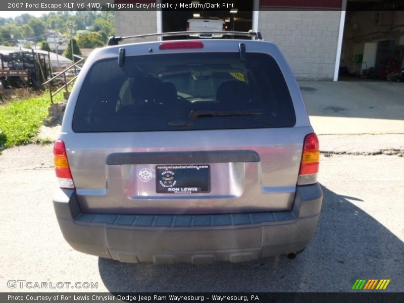 Tungsten Grey Metallic / Medium/Dark Flint 2007 Ford Escape XLT V6 4WD