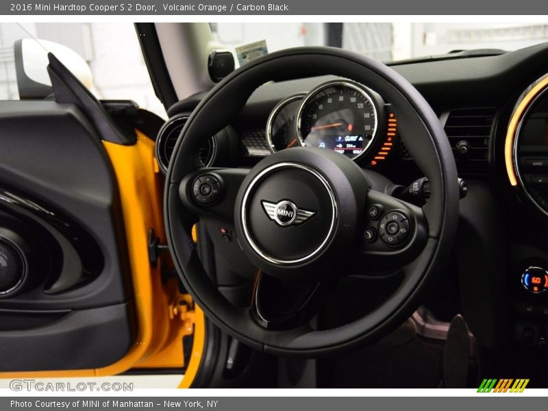 Volcanic Orange / Carbon Black 2016 Mini Hardtop Cooper S 2 Door
