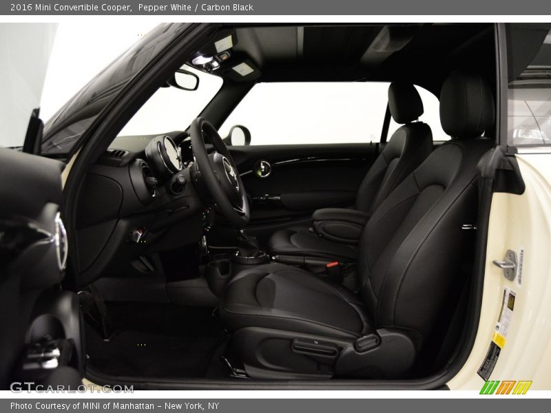 Pepper White / Carbon Black 2016 Mini Convertible Cooper
