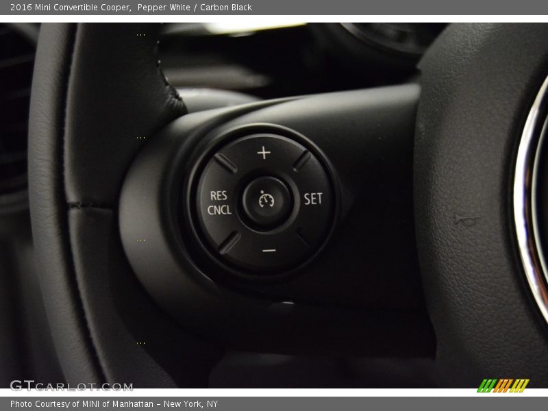 Pepper White / Carbon Black 2016 Mini Convertible Cooper