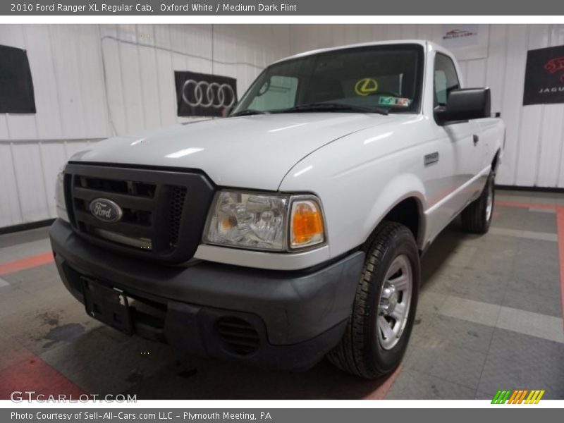 Oxford White / Medium Dark Flint 2010 Ford Ranger XL Regular Cab