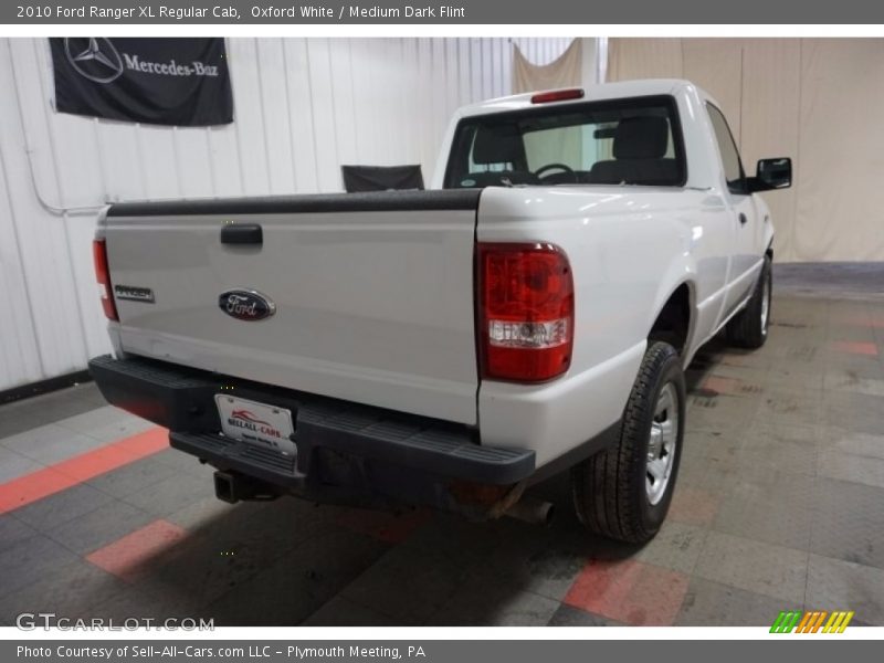 Oxford White / Medium Dark Flint 2010 Ford Ranger XL Regular Cab
