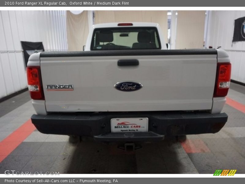 Oxford White / Medium Dark Flint 2010 Ford Ranger XL Regular Cab