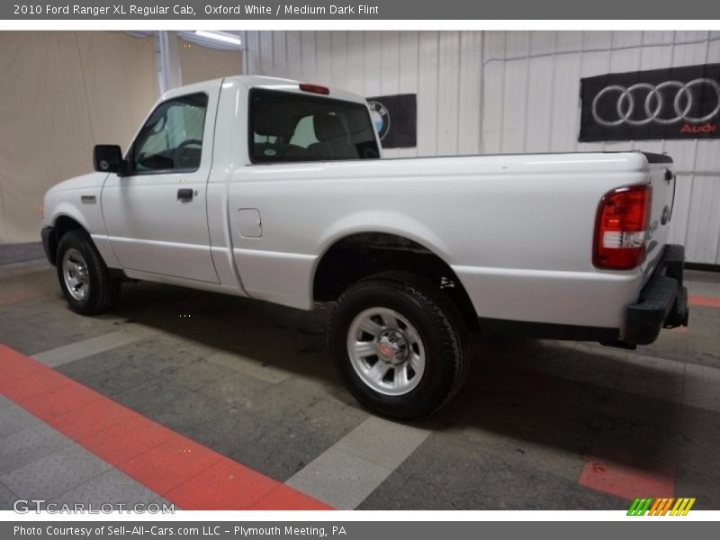 Oxford White / Medium Dark Flint 2010 Ford Ranger XL Regular Cab