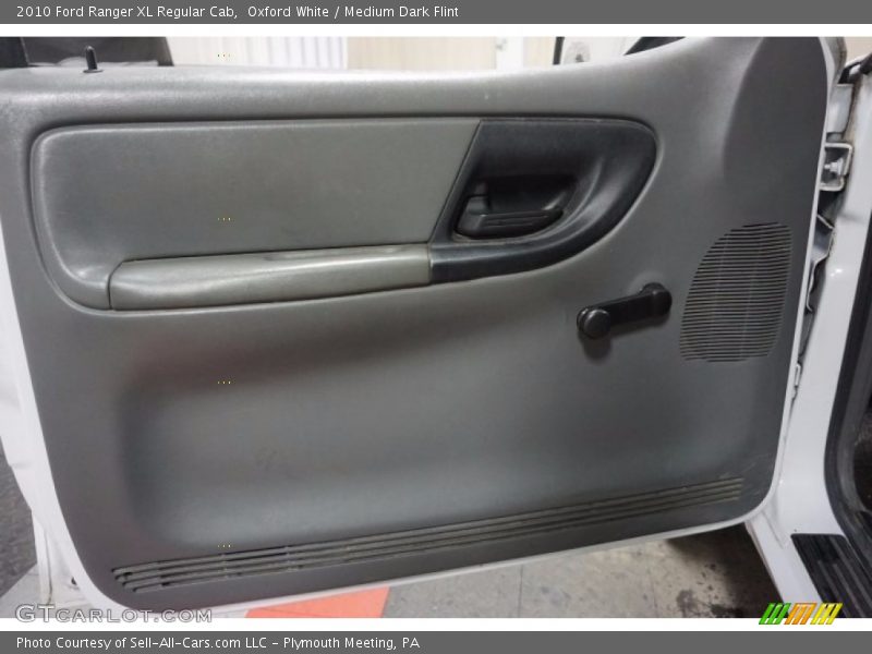Oxford White / Medium Dark Flint 2010 Ford Ranger XL Regular Cab