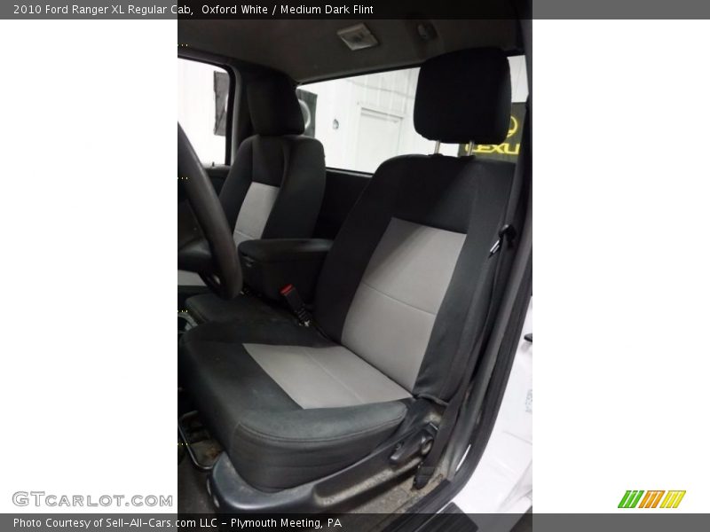 Oxford White / Medium Dark Flint 2010 Ford Ranger XL Regular Cab