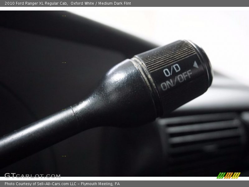 Oxford White / Medium Dark Flint 2010 Ford Ranger XL Regular Cab