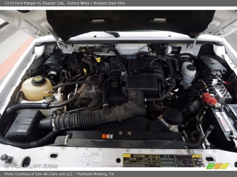 Oxford White / Medium Dark Flint 2010 Ford Ranger XL Regular Cab