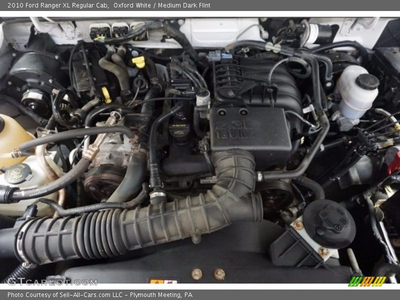 Oxford White / Medium Dark Flint 2010 Ford Ranger XL Regular Cab