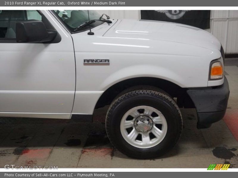Oxford White / Medium Dark Flint 2010 Ford Ranger XL Regular Cab