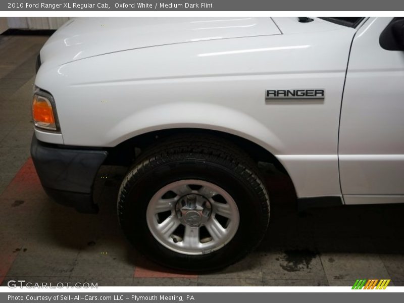 Oxford White / Medium Dark Flint 2010 Ford Ranger XL Regular Cab