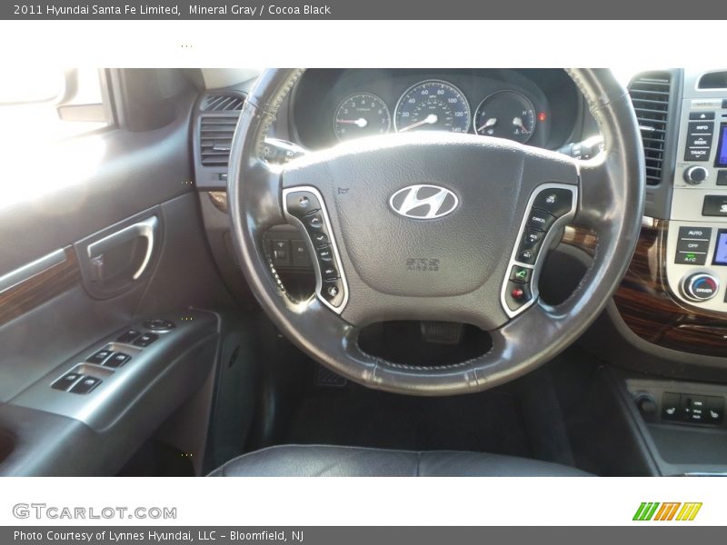 Mineral Gray / Cocoa Black 2011 Hyundai Santa Fe Limited