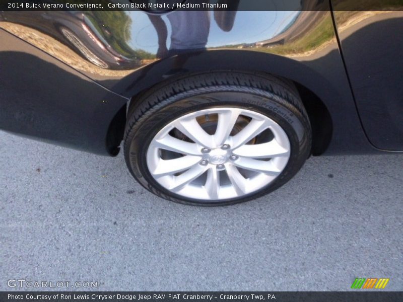 Carbon Black Metallic / Medium Titanium 2014 Buick Verano Convenience
