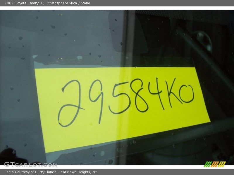 Stratosphere Mica / Stone 2002 Toyota Camry LE