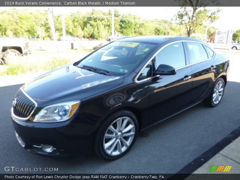 Carbon Black Metallic / Medium Titanium 2014 Buick Verano Convenience