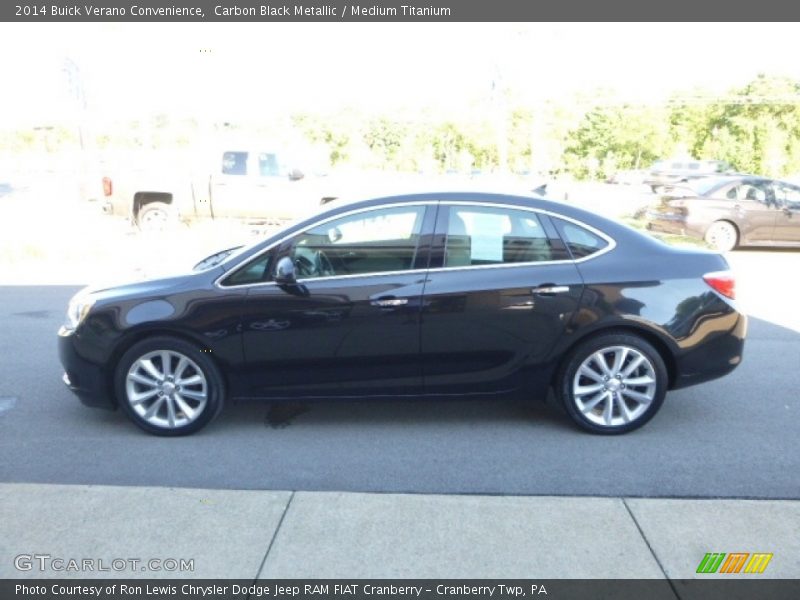 Carbon Black Metallic / Medium Titanium 2014 Buick Verano Convenience