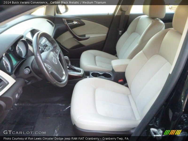 Carbon Black Metallic / Medium Titanium 2014 Buick Verano Convenience