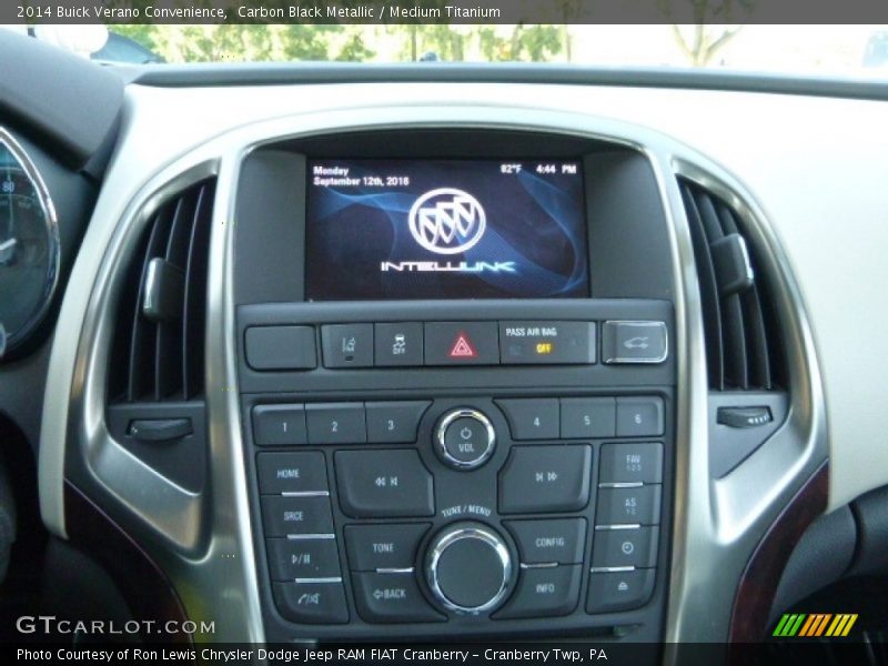 Carbon Black Metallic / Medium Titanium 2014 Buick Verano Convenience