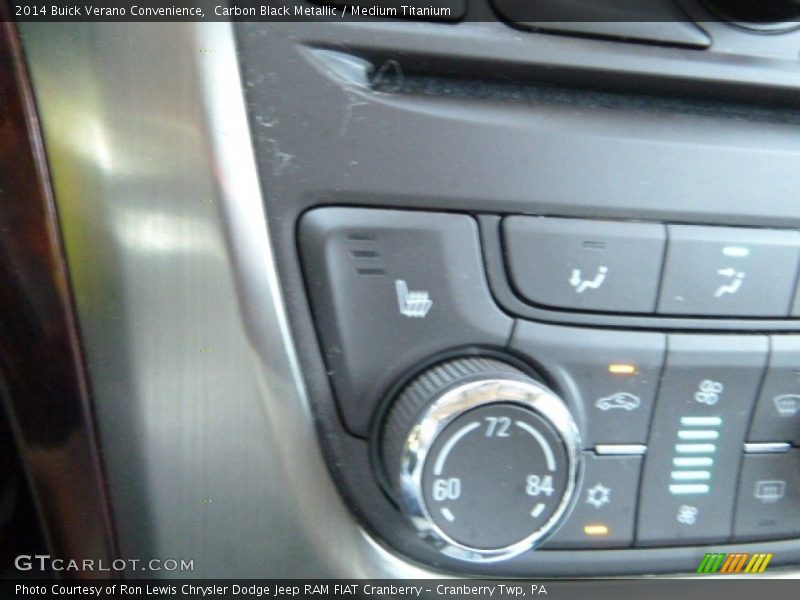 Carbon Black Metallic / Medium Titanium 2014 Buick Verano Convenience